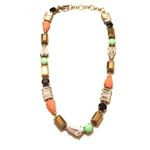 Gemstone costume necklace